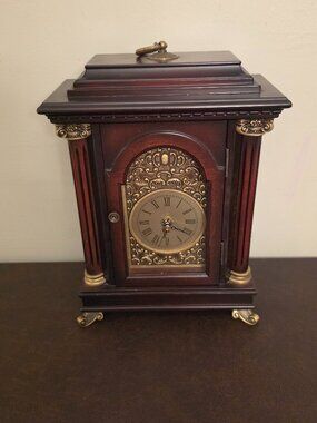 Belmont Clock by Bombay is a vintage/retro style mantle shelf clock